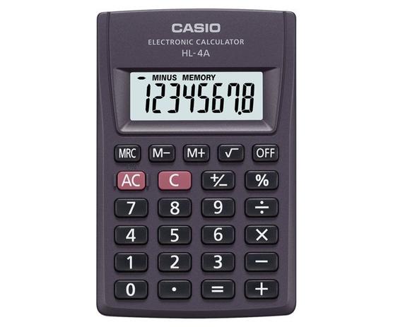 Calculadora Digital Casio HL-4A Menor preço em Calculadora Digital Casio HL-4A
