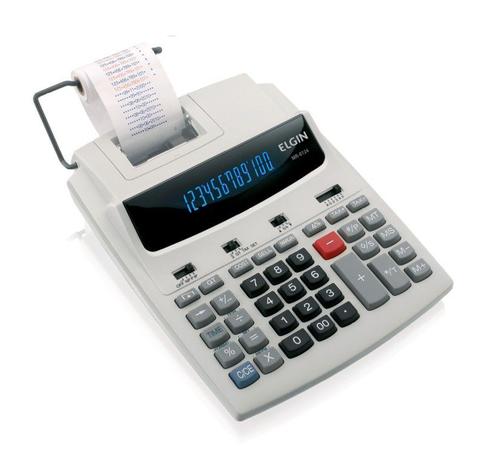 Calculadora Eletrônica de Mesa com Bobina, Visor e 12 Dígitos MR 6124 - Elgin Menor preço em Calculadora Eletrônica de Mesa com Bobina, Visor e 12 Dígitos MR 6124 - Elgin