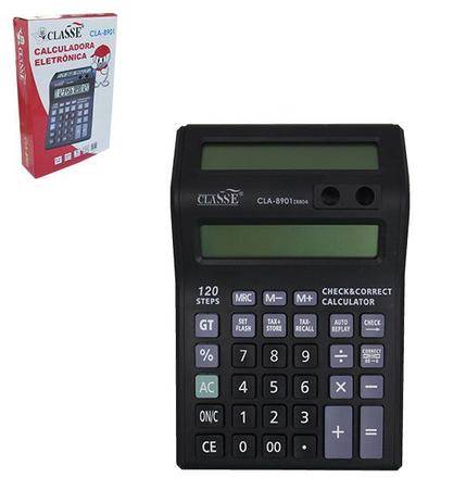 Calculadora eletrônicas de mesa 12 dígitos com display duplo - Classe é ruim? Calculadora eletrônicas de mesa 12 dígitos com display duplo - Classe é boa?