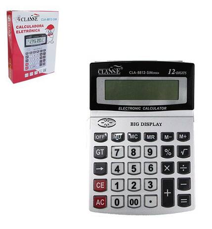 Calculadora eletrônicas de mesa 12 dígitos de acrílico - Classe é boa?