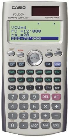 Calculadora financeira fc-200v-wb-dh - casio é boa?