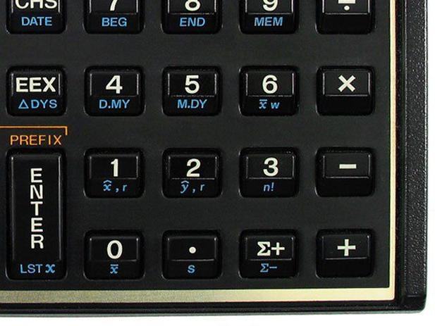 Calculadora Financeira HP 10 Dígitos 120 Funções - 12C GOLD BOX Preta