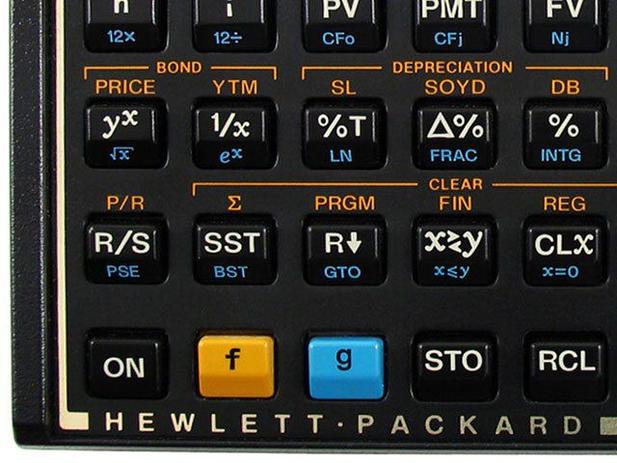 Calculadora Financeira HP 10 Dígitos 120 Funções - 12C GOLD BOX Preta