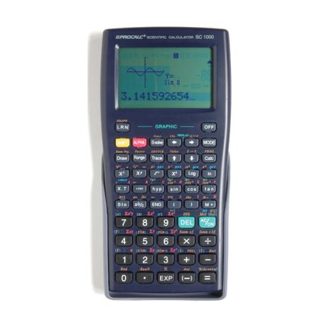 Calculadora Gráfica 360 Funções SC1000 - Procalc Menor preço em Calculadora Gráfica 360 Funções SC1000 - Procalc