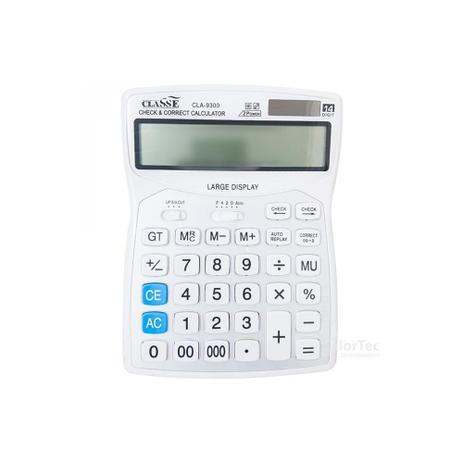 Calculadora grande de mesa 14 Dígitos CLA-9300 Classe 01un Menor preço em Calculadora grande de mesa 14 Dígitos CLA-9300 Classe 01un