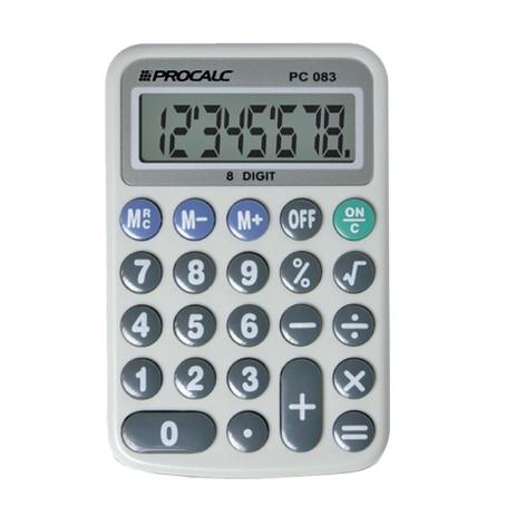Calculadora Pessoal Procalc PC083 8 Digitos Menor preço em Calculadora Pessoal Procalc PC083 8 Digitos