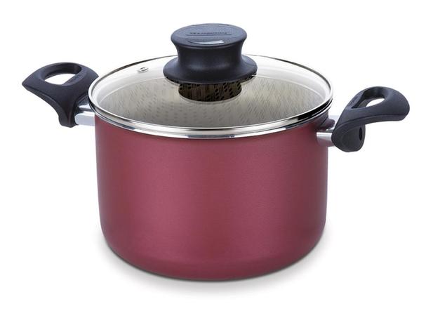 Caldeirao 20cm 4 5l paris vermelho aluminio com revestimento antiaderente tramontina Menor preço em Caldeirao 20cm 4 5l paris vermelho aluminio com revestimento antiaderente tramontina
