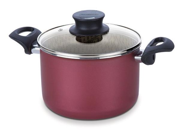 Caldeirão Antiaderente Vermelho 22cm Paris Tramontina 20530722 Menor preço em Caldeirão Antiaderente Vermelho 22cm Paris Tramontina 20530722