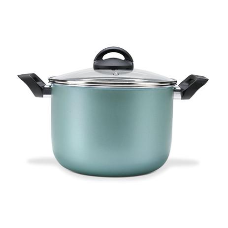 Caldeirão com Tampa Brinox 22Cm 5,5L Chilli Turquesa Menor preço em Caldeirão com Tampa Brinox 22Cm 5,5L Chilli Turquesa