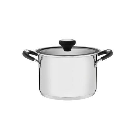Caldeirão em aço inox com fundo triplo 20 cm 4,6 litros - Tramontina Menor preço em Caldeirão em aço inox com fundo triplo 20 cm 4,6 litros - Tramontina