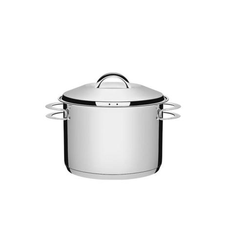 Caldeirão em aço inox com fundo triplo 24 cm 7,8 litros - Solar - Tramontina Menor preço em Caldeirão em aço inox com fundo triplo 24 cm 7,8 litros - Solar - Tramontina