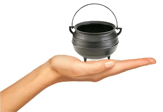 Caldeirão Extramil Tripé De Ferro 500 ML Meio Litro Panela Mineira Menor preço em Caldeirão Extramil Tripé De Ferro 500 ML Meio Litro Panela Mineira