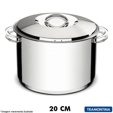 Caldeirão Inox 20 cm Solar - Tramontina Menor preço em Caldeirão Inox 20 cm Solar - Tramontina