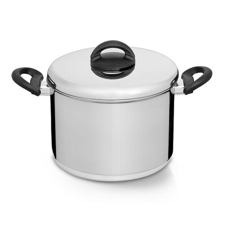 Caldeirão reto de alumínio polido 20cm 4,6L Criativa - Nigro (Cód.2931) Menor preço em Caldeirão reto de alumínio polido 20cm 4,6L Criativa - Nigro (Cód.2931)