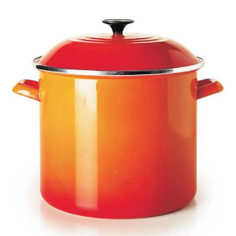 Caldeirão Stock Pot 7,3 Litros Laranja Le Creuset Menor preço em Caldeirão Stock Pot 7,3 Litros Laranja Le Creuset