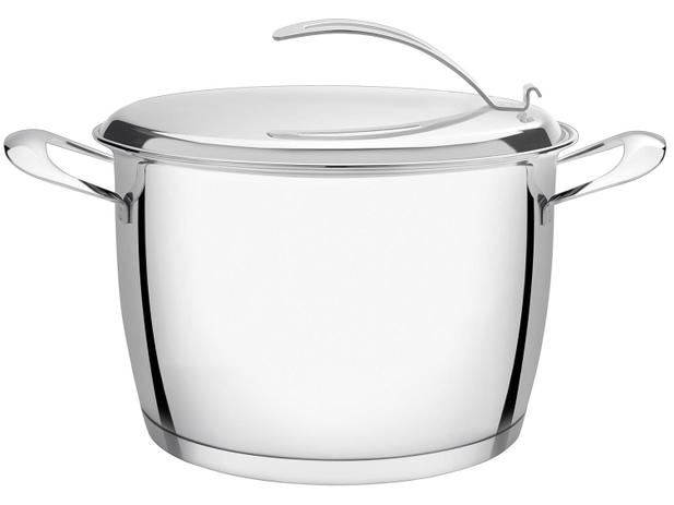 Caldeirão Tramontina Inox 3L 18cm - com Tampa Ventura 62365/180 Menor preço em Caldeirão Tramontina Inox 3L 18cm - com Tampa Ventura 62365/180