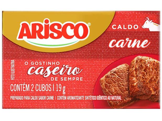 Caldo Arisco Carne em Cubos 19g Menor preço em Caldo Arisco Carne em Cubos 19g
