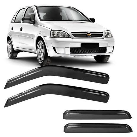 Calha de Chuva Acrilica Adesiva Chevrolet Corsa 4 Portas 2002 em diante - Top mix Menor preço em Calha de Chuva Acrilica Adesiva Chevrolet Corsa 4 Portas 2002 em diante - Top mix