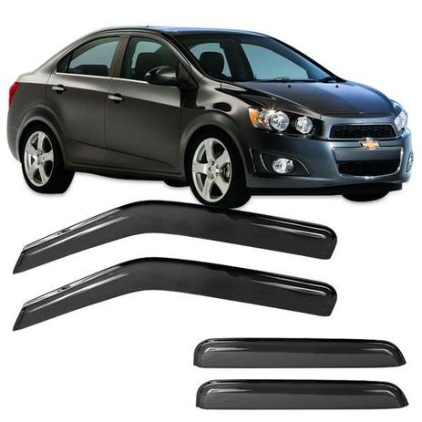 Calha de Chuva Acrílica Adesiva Chevrolet Sonic Hatch 4 portas - Top mix Menor preço em Calha de Chuva Acrílica Adesiva Chevrolet Sonic Hatch 4 portas - Top mix