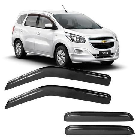 Calha de Chuva Acrílica Adesiva Chevrolet Spin 4 portas - Top mix Menor preço em Calha de Chuva Acrílica Adesiva Chevrolet Spin 4 portas - Top mix
