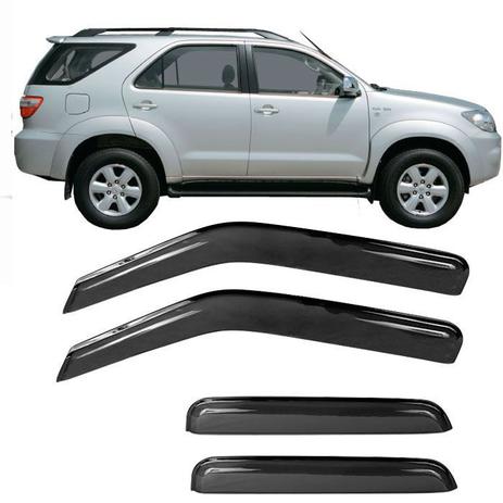 Menor preço em Calha de Chuva Acrilica Adesiva HILUX SW 2005 a 2011  4 Portas - Top mix