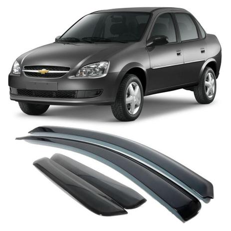 Calha de Chuva Chevrolet Corsa Hatch, Wagon, Sedan e Classic 94/16 4P - Tg poli Menor preço em Calha de Chuva Chevrolet Corsa Hatch, Wagon, Sedan e Classic 94/16 4P - Tg poli