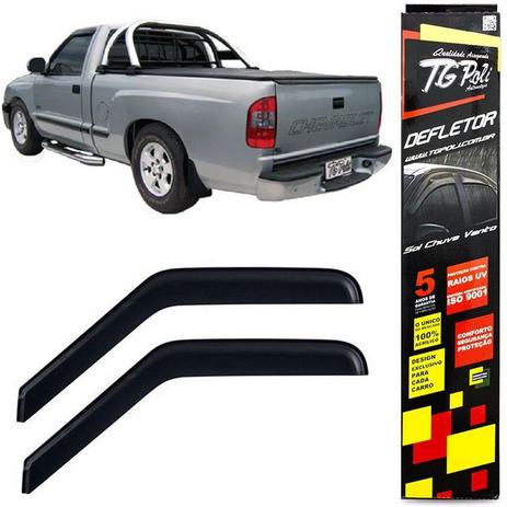 Calha De Chuva TG Poli Chevrolet GM S10 Cabine Simples 95-11 - 2 PTS Menor preço em Calha De Chuva TG Poli Chevrolet GM S10 Cabine Simples 95-11 - 2 PTS