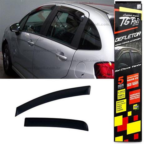 Calha De Chuva TG Poli Citroen C3 12 13 14 15 16 - 4 PTS Menor preço em Calha De Chuva TG Poli Citroen C3 12 13 14 15 16 - 4 PTS
