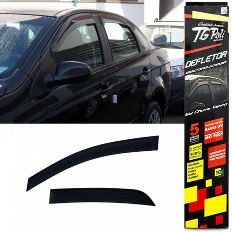 Calha De Chuva TG Poli Fiat Grand Siena 12/16 - 4 Pts Menor preço em Calha De Chuva TG Poli Fiat Grand Siena 12/16 - 4 Pts