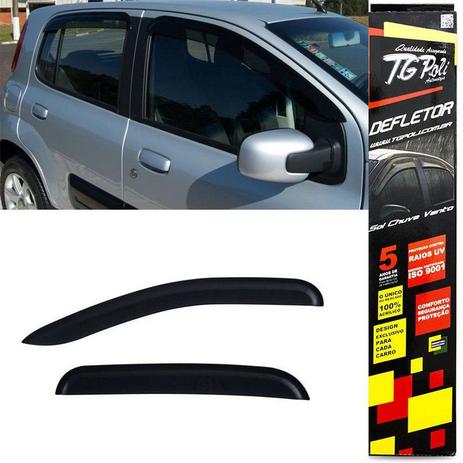 Calha De Chuva TG Poli Fiat Uno Evo 10/15 - 4 Pts Menor preço em Calha De Chuva TG Poli Fiat Uno Evo 10/15 - 4 Pts