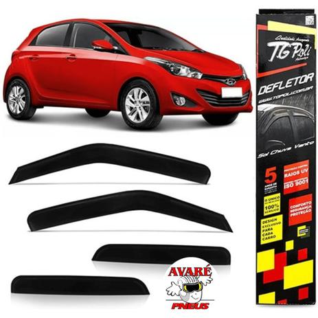Calha de chuva tg poli / hyundai hb20 hatch 2012/2018 / 4 portas Menor preço em Calha de chuva tg poli / hyundai hb20 hatch 2012/2018 / 4 portas