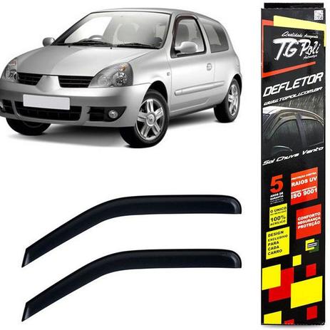 Calha De Chuva TG Poli Renault Clio Hatch Sedan 00/16 - 2 pts Menor preço em Calha De Chuva TG Poli Renault Clio Hatch Sedan 00/16 - 2 pts