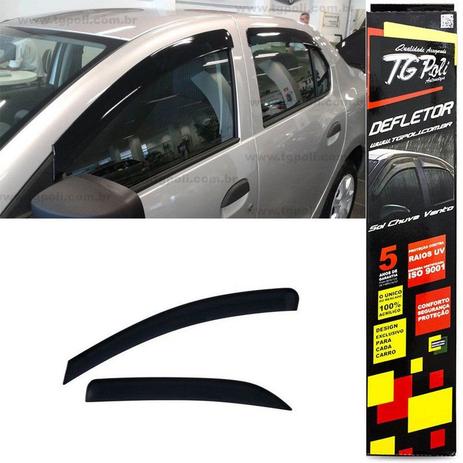 Calha De Chuva TG Poli Renault Logan 14/ 16 - 4 pts Menor preço em Calha De Chuva TG Poli Renault Logan 14/ 16 - 4 pts