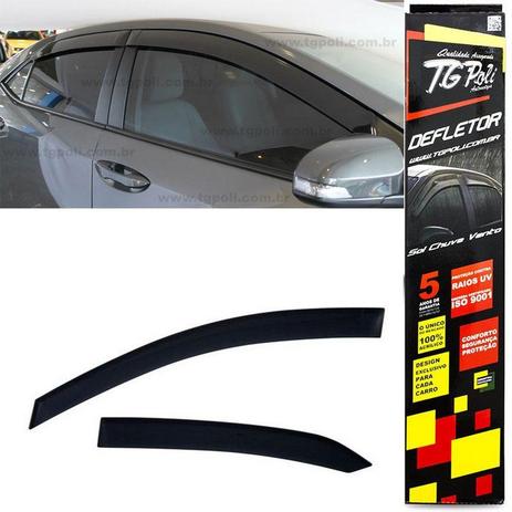 Calha De Chuva TG Poli Toyota Corolla 15/16 - 4 Pts Menor preço em Calha De Chuva TG Poli Toyota Corolla 15/16 - 4 Pts