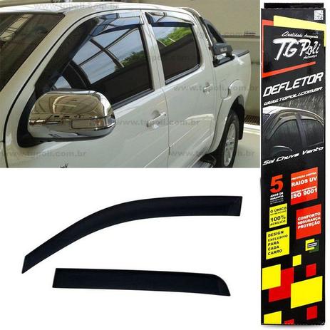 Calha De Chuva TG Poli Toyota Hilux Cabine Dupla 05/15 - 4 Pts Menor preço em Calha De Chuva TG Poli Toyota Hilux Cabine Dupla 05/15 - 4 Pts