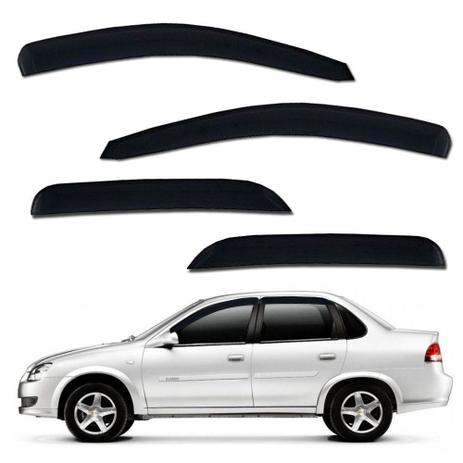 Calha Defletor Chuva Corsa Hatch Sedan Classic Fume Acrilico - Tgpoli Menor preço em Calha Defletor Chuva Corsa Hatch Sedan Classic Fume Acrilico - Tgpoli