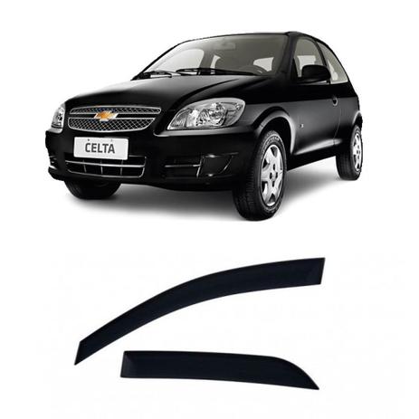 CALHA DEFLETORA DE CHUVA Chevrolet CELTA 03/15 E PRISMA 06/12 4P - Tg poli Menor preço em CALHA DEFLETORA DE CHUVA Chevrolet CELTA 03/15 E PRISMA 06/12 4P - Tg poli