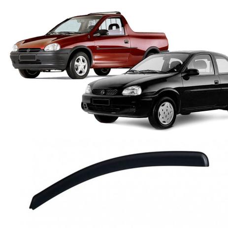 CALHA DEFLETORA DE CHUVA Chevrolet CORSA 2P 94/03 (PICK-UP) - Tg poli Menor preço em CALHA DEFLETORA DE CHUVA Chevrolet CORSA 2P 94/03 (PICK-UP) - Tg poli
