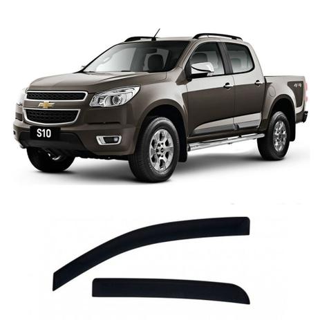 CALHA DEFLETORA DE CHUVA Chevrolet S10 NOVA 4P 2012/... - Tg poli Menor preço em CALHA DEFLETORA DE CHUVA Chevrolet S10 NOVA 4P 2012/... - Tg poli