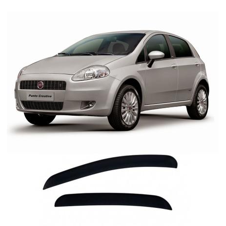 Calha defletora de chuva fiat punto 08/16 4p - Tg poli Menor preço em Calha defletora de chuva fiat punto 08/16 4p - Tg poli