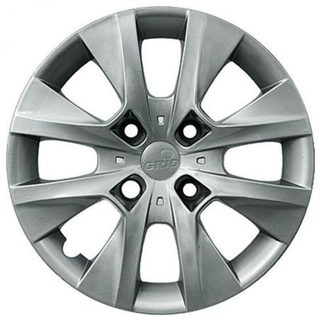 Calota Aro 14 Peugeot 206 207 208 Grid Prata Fixação por Parafuso - Grid Calotas Menor preço em Calota Aro 14 Peugeot 206 207 208 Grid Prata Fixação por Parafuso - Grid Calotas