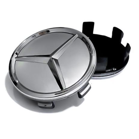 Calota Centro Roda Mercedes Classe S 320 400 500 600 Prata Lunar Menor preço em Calota Centro Roda Mercedes Classe S 320 400 500 600 Prata Lunar