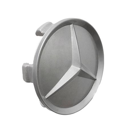 Calota Centro Roda Mercedes Classe S 55 63 65 AMG Prata Menor preço em Calota Centro Roda Mercedes Classe S 55 63 65 AMG Prata