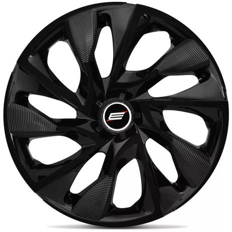 Calota Esportiva DS4 Black Aro 13 Universal Encaixe Preto - Elitte é boa?