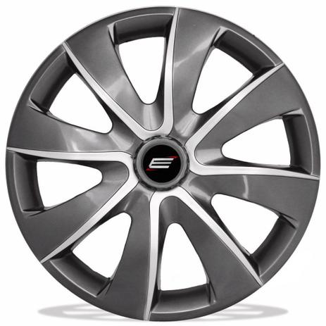 Calota Esportiva Prime Aro 13 Graphite Silver Encaixe Universal - Elitte é boa?