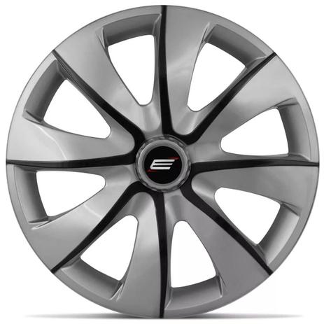 Calota Esportiva Tuning Aro 13 Universal Prime Prata e Grafite - Elitte é boa?
