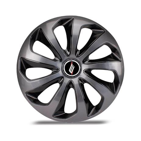 Calota Esportiva Velox Aro 14 Graphite Black Encaixe Universal Unidade - Elitte Menor preço em Calota Esportiva Velox Aro 14 Graphite Black Encaixe Universal Unidade - Elitte