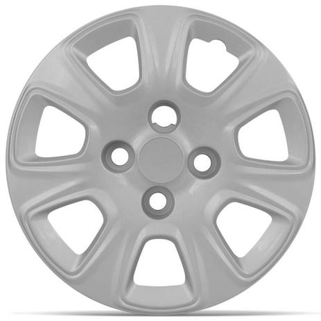 Calota Grid Aro 13 Prata Fiat Uno Vivace 1.0 2011 a 2013 Unidade Menor preço em Calota Grid Aro 13 Prata Fiat Uno Vivace 1.0 2011 a 2013 Unidade