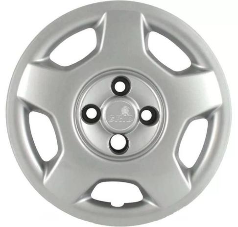 Menor preço em Calota Grid Aro 14 Prata Gm Corsa Hatch Sedan 2004 em diante Unidade