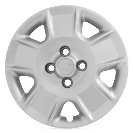 Calota Grid Aro 14 Prata VW Gol Trend G5 2007 2008 Unidade Menor preço em Calota Grid Aro 14 Prata VW Gol Trend G5 2007 2008 Unidade